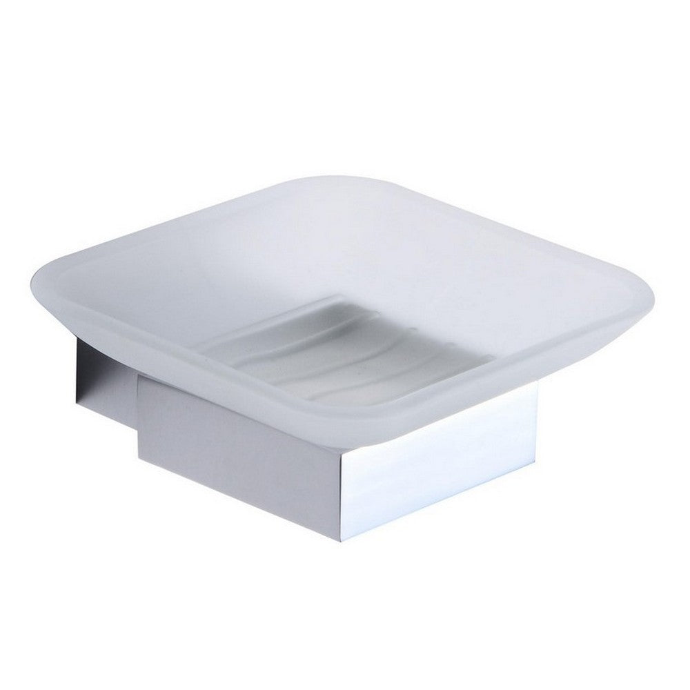 Scudo Alpha Soap Dish Holder in Chrome