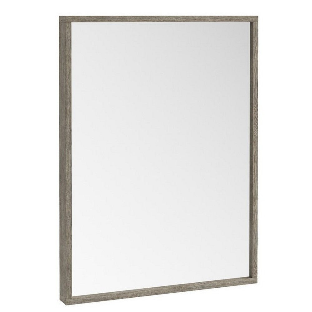 Scudo Ambience Grey Oak 800 x 600mm Mirror