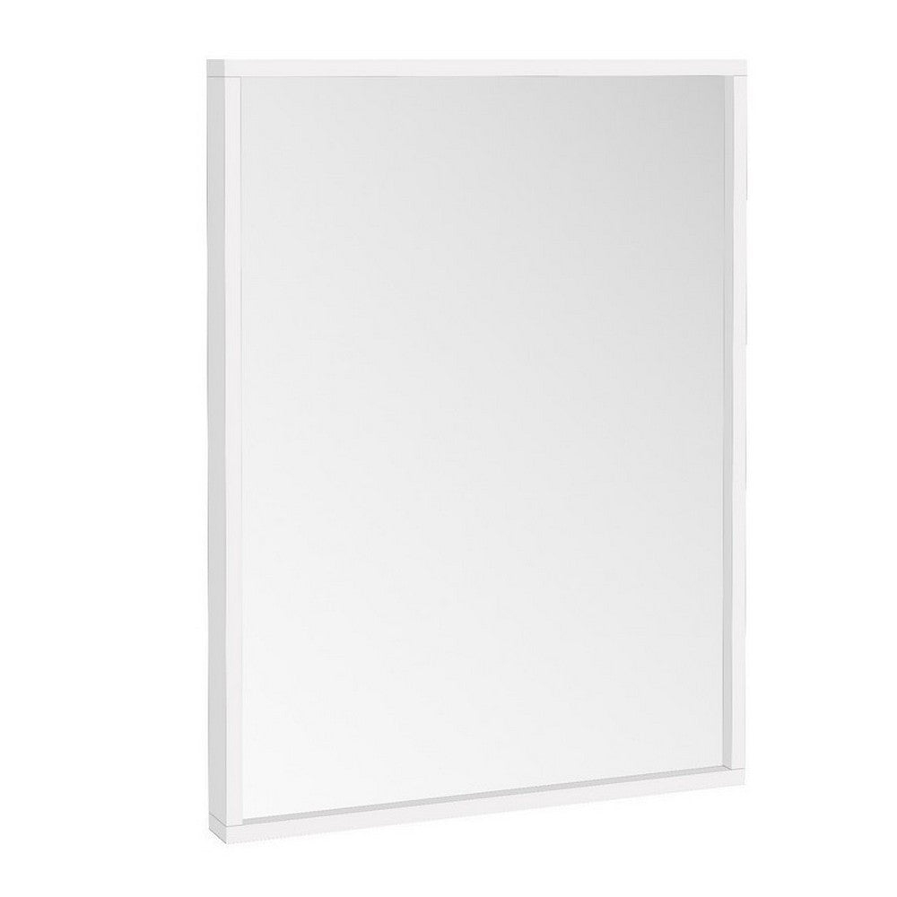 Scudo Ambience Matt White 800 x 600mm Mirror