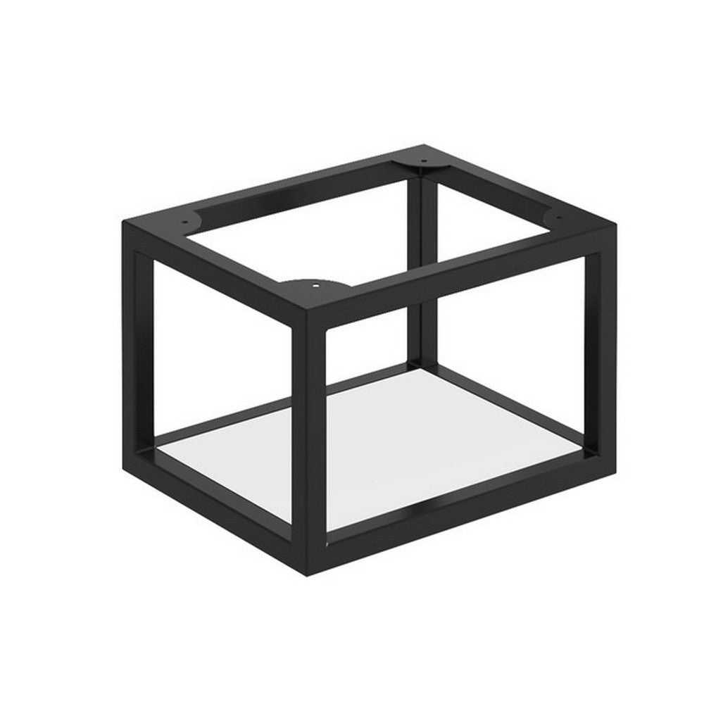 Scudo Ambience Tall Boy Frame With Dual Colour Shelf black