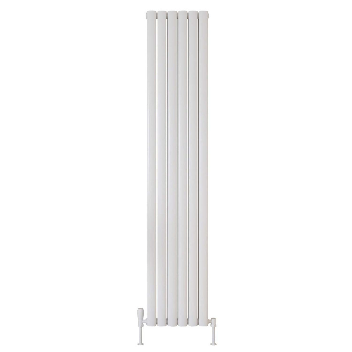 Scudo Apex 1800 x 354mm Vertical Double Designer Radiator in White