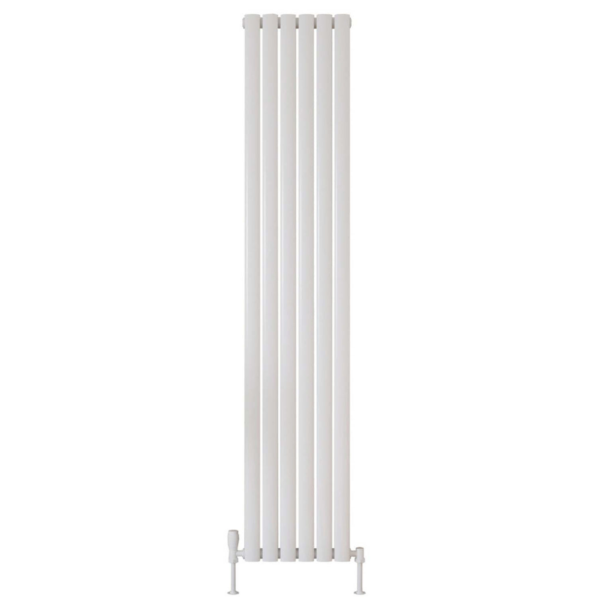 Scudo Apex 1800 x 354mm Vertical Single Designer Radiator in Gloss White