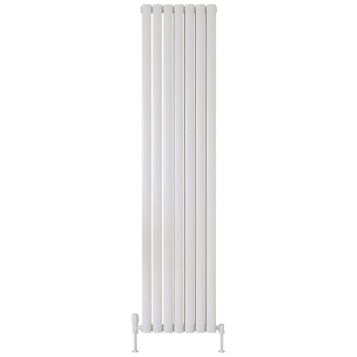 Scudo Apex 1800 x 413mm Vertical Double Designer Radiator in White