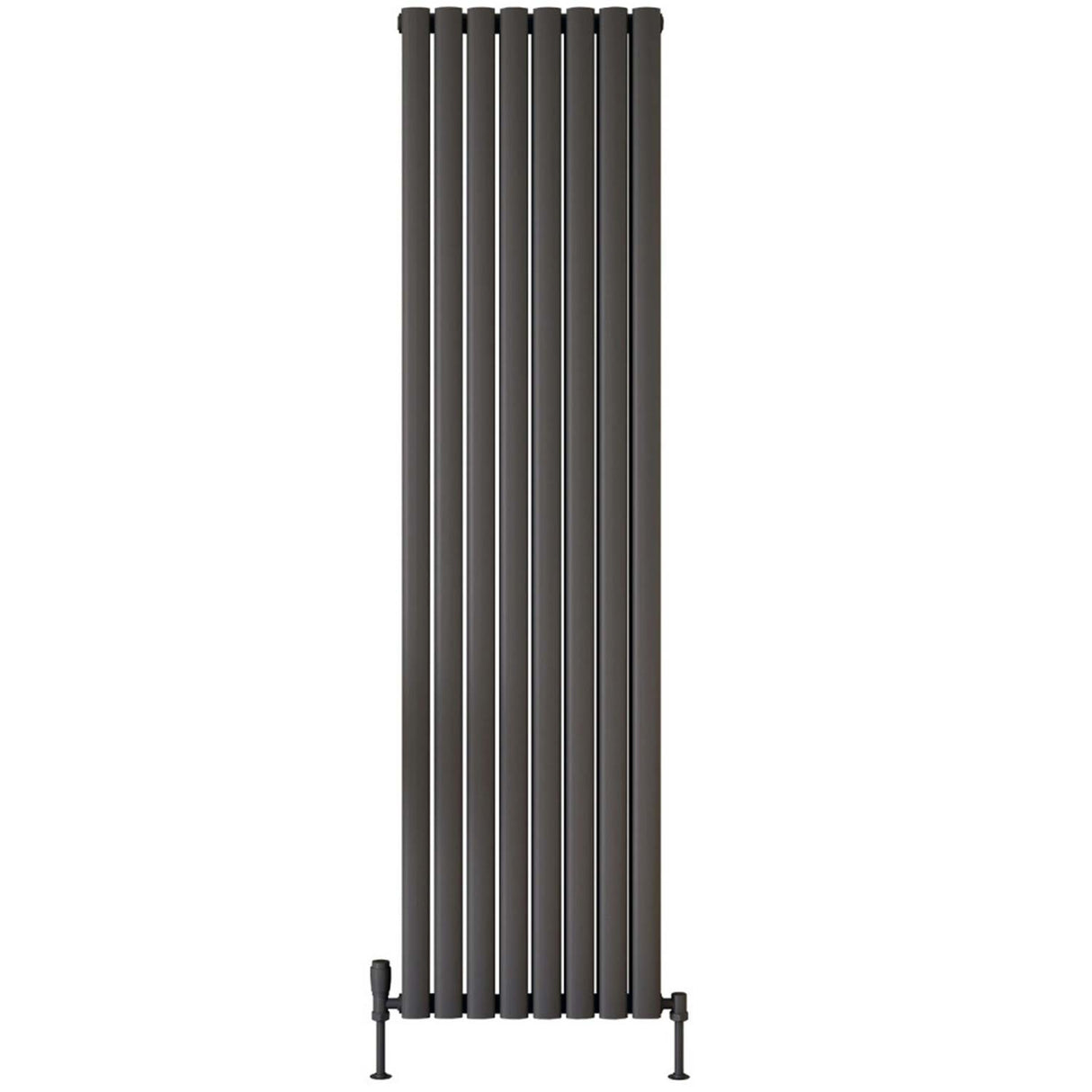 Scudo Apex 1800 x 531mm Vertical Double Designer Radiator in Anthracite