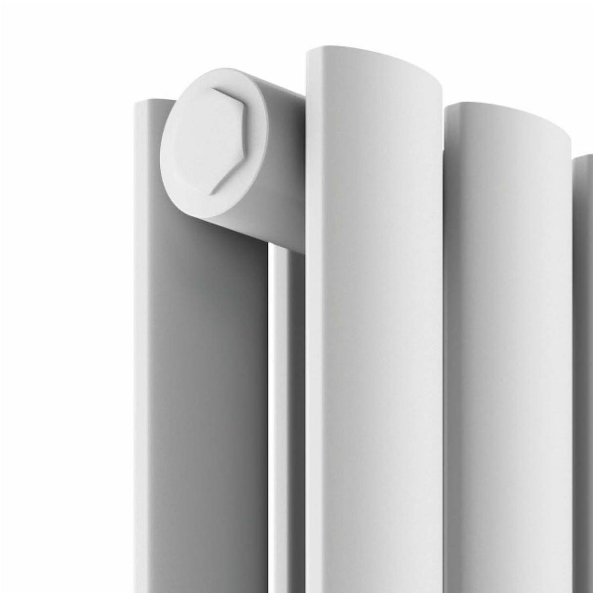 Scudo Apex 600 x 826mm Horizontal Double Designer Radiator in Gloss White top