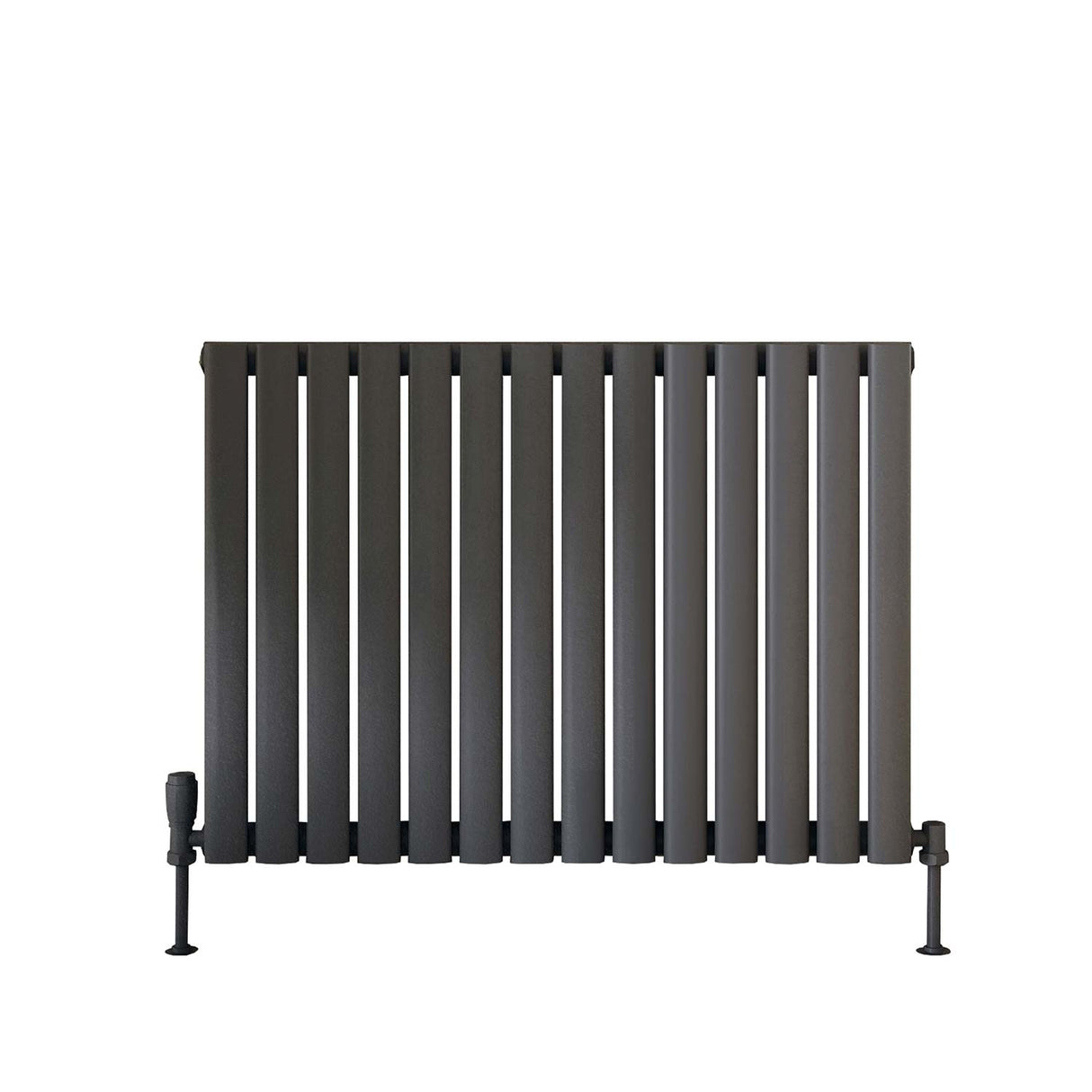Scudo Apex 600 x 862mm Single Horizontal Designer Radiator in Anthracite