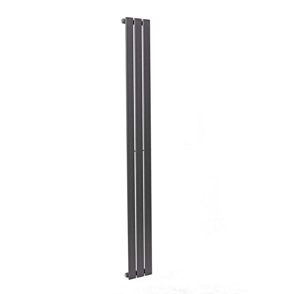 Scudo Bravo 1800 x 204mm Anthracite Vertical Single Designer Radiator