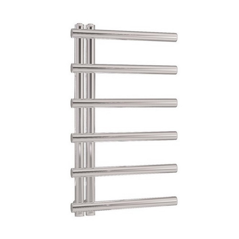 Scudo Carlo 500mm Wide Chrome Designer Towel Radiator 850mm