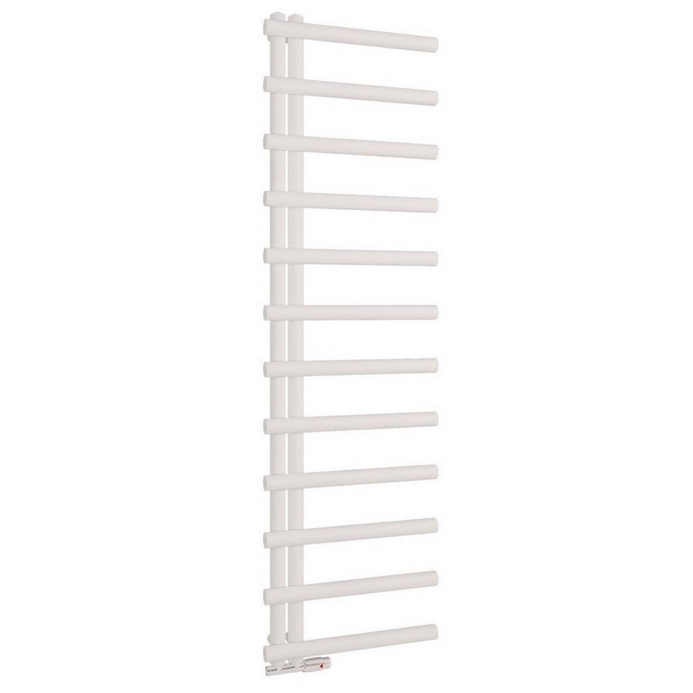 Scudo Carlo 500mm Wide White Designer Towel Radiator 1750mm