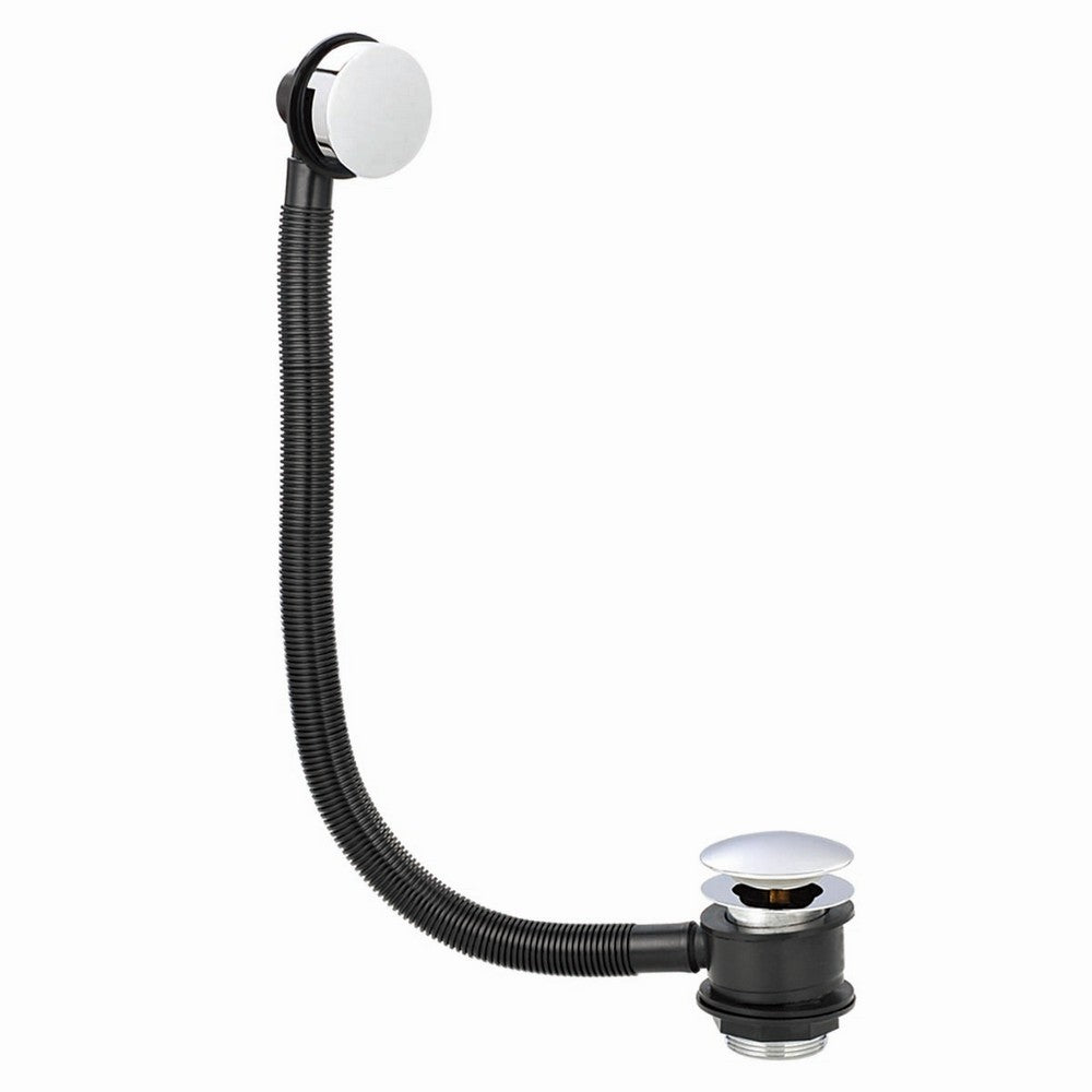 Scudo Chrome Pop Up Bath Waste with Overflow