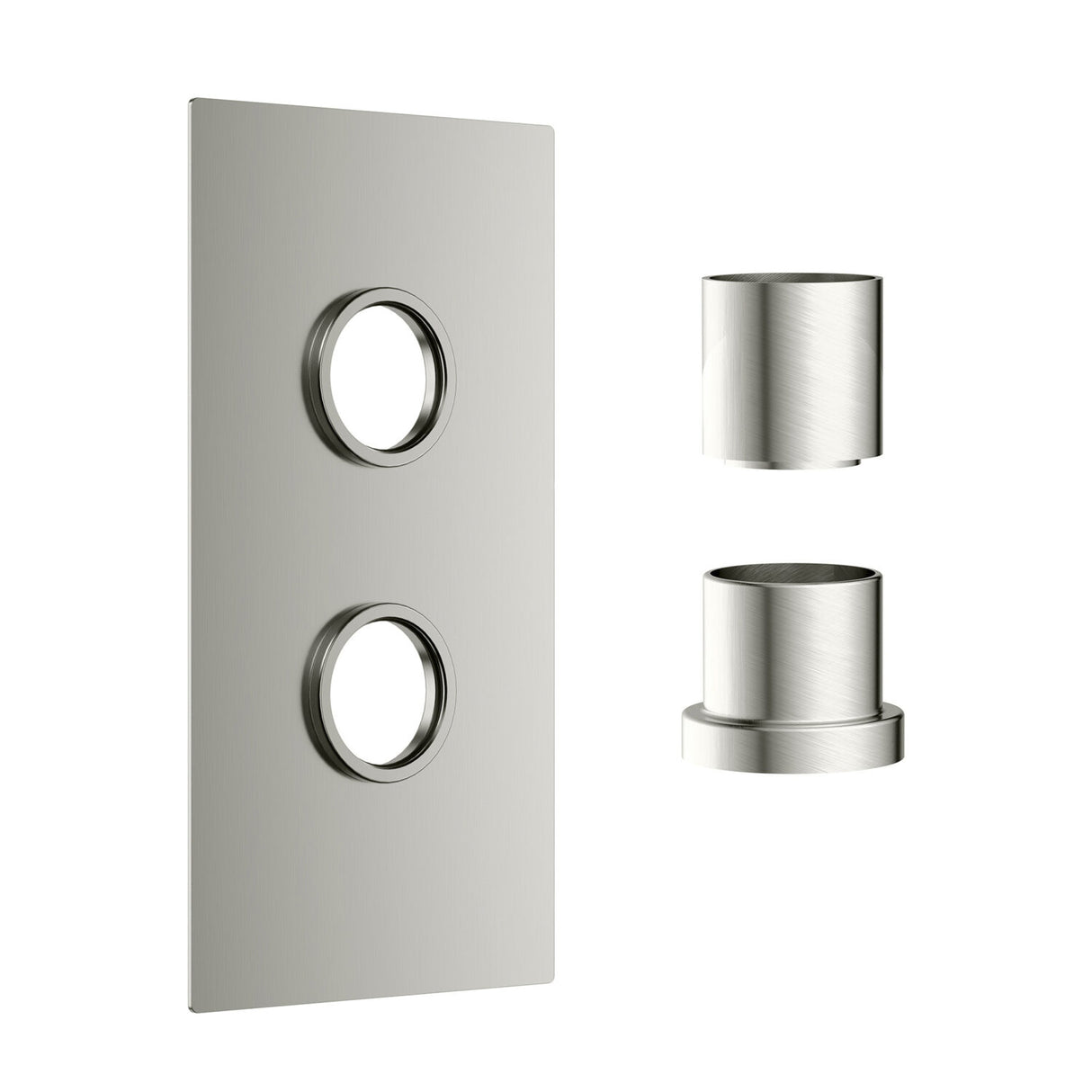 Scudo Concealed One Outlet Shower Valve with Brushed Nickel Plate