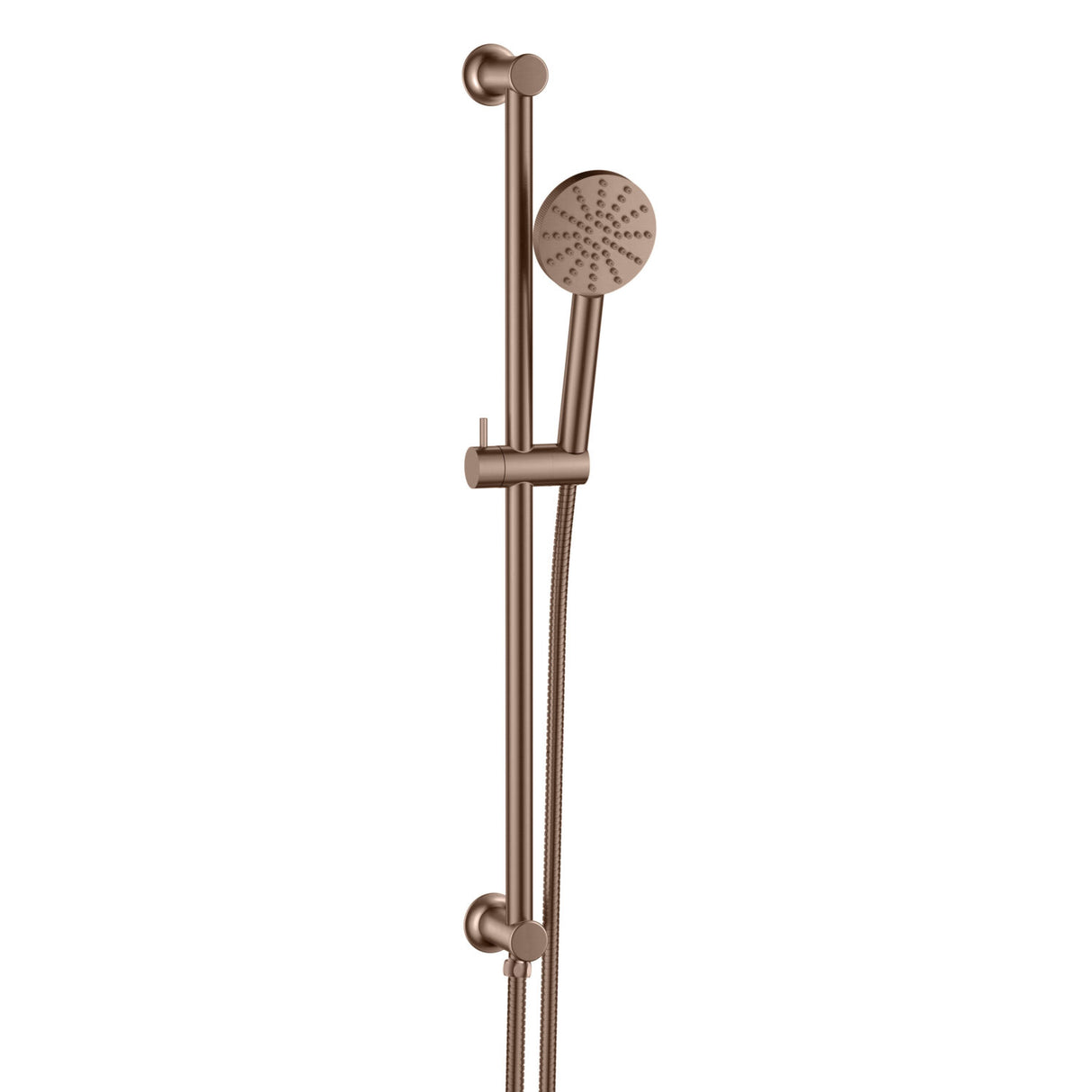 Scudo Concealed Shower Riser Rail in Brushed Bronze
