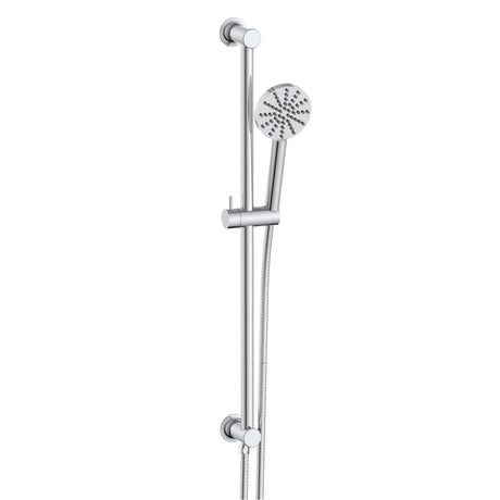Scudo Concealed Shower Riser Rail in Chrome