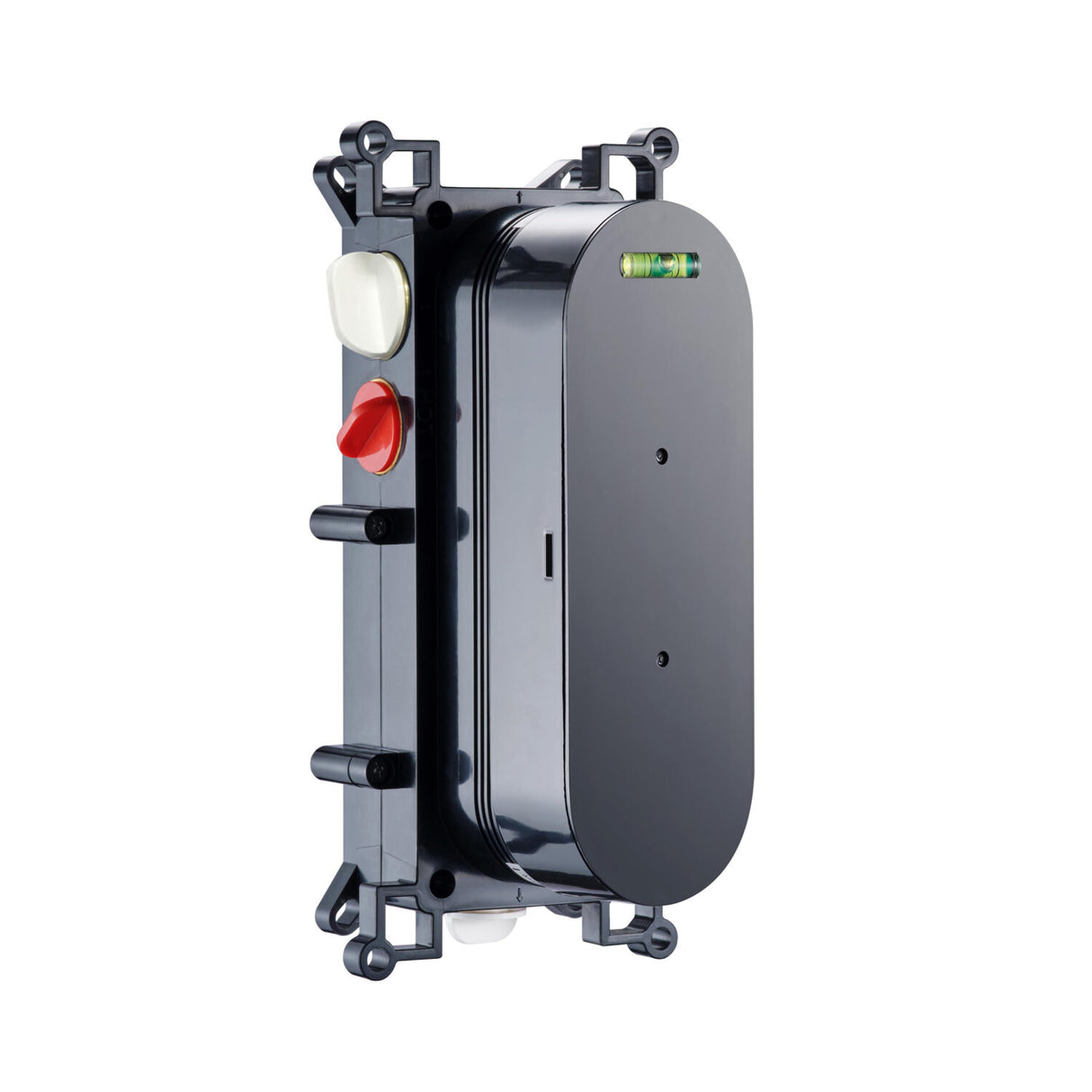 Scudo Concealed Three Outlet Shower Valve with Brushed Nickel Plate valve only