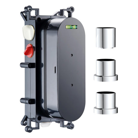 Scudo Concealed Three Outlet Shower Valve with Chrome Plate valve only