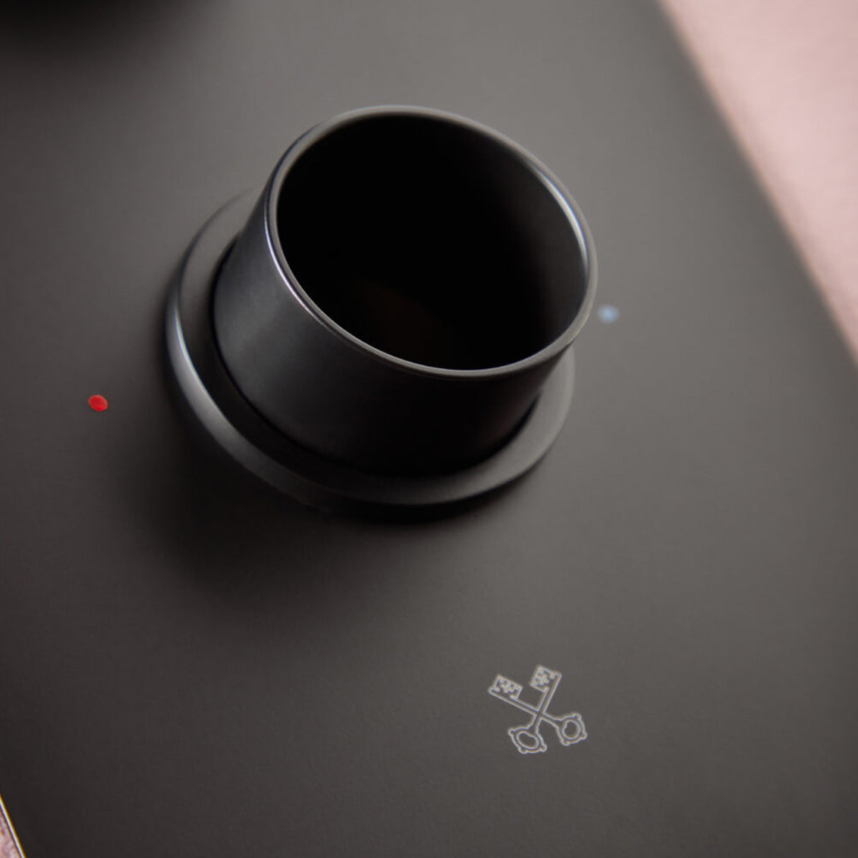 Scudo Concealed Two Outlet Shower Valve with Matt Black Plate handle