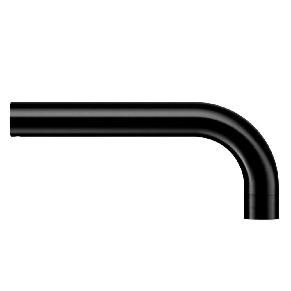 Scudo Core 140mm Matt Black Cloakroom Spout