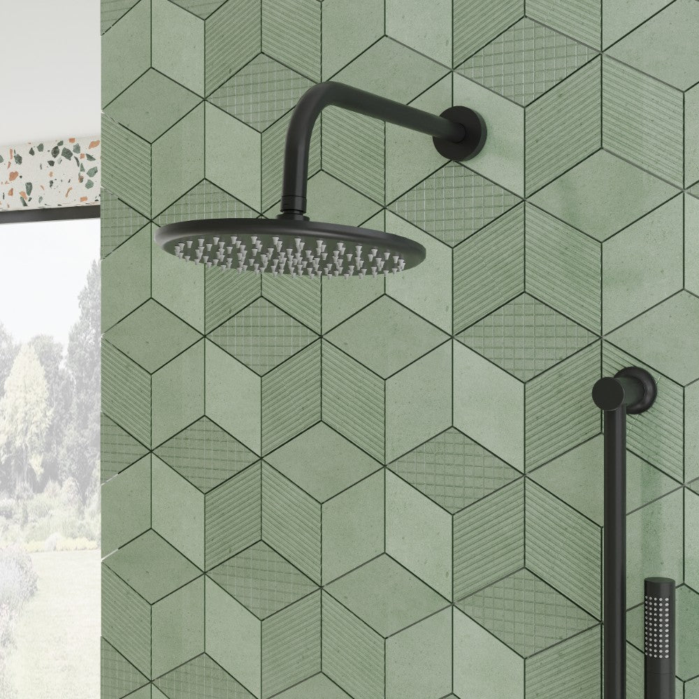 Scudo Core Black Round Valve with Riser Kit and Head lifestyle 2