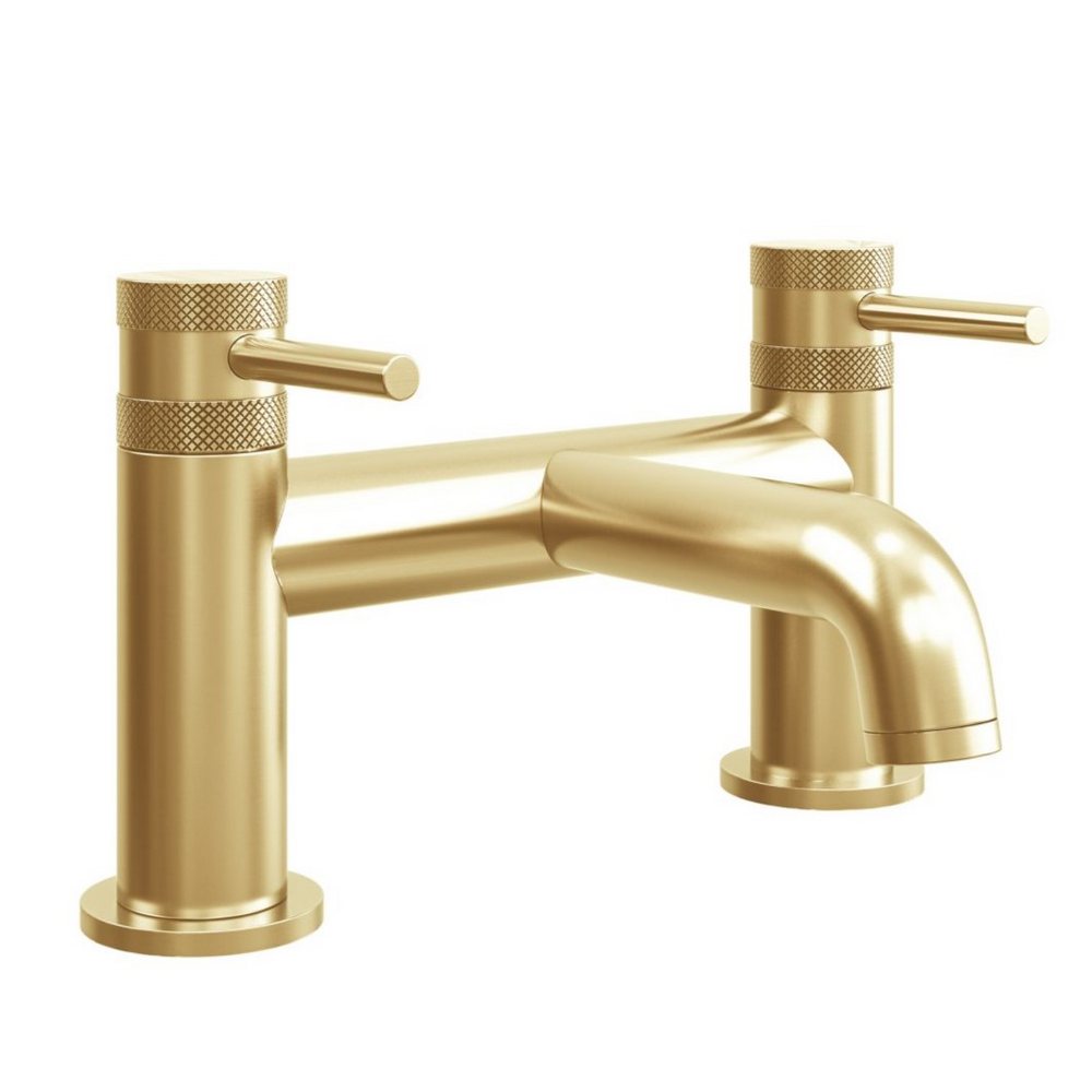 NU-009 Scudo Core Brushed Brass Bath Filler (1)