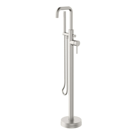 Scudo Core Brushed Nickel Freestanding Bath Shower Mixer