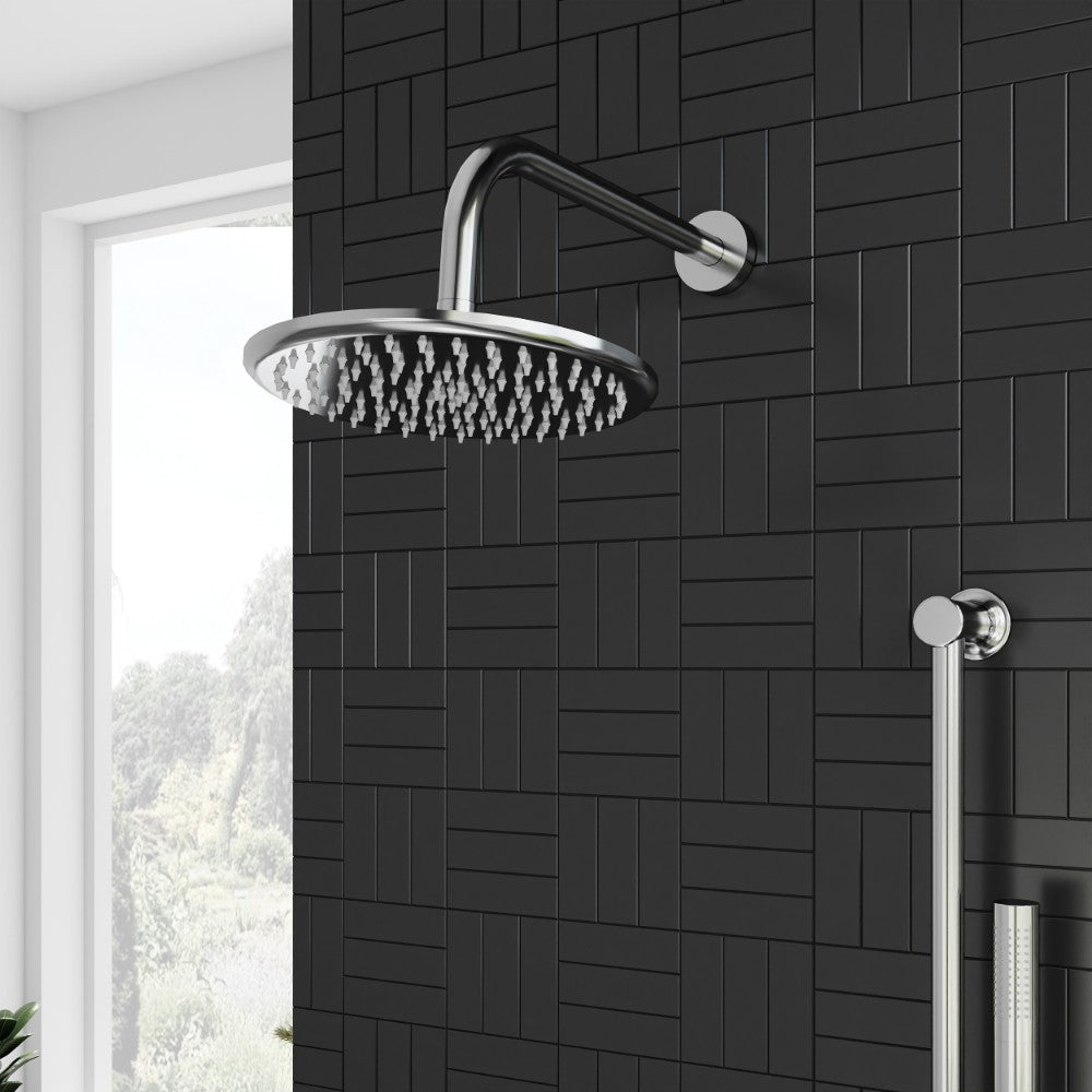 Scudo Core Chrome Round Valve with Riser Kit and Head lifestyle 3