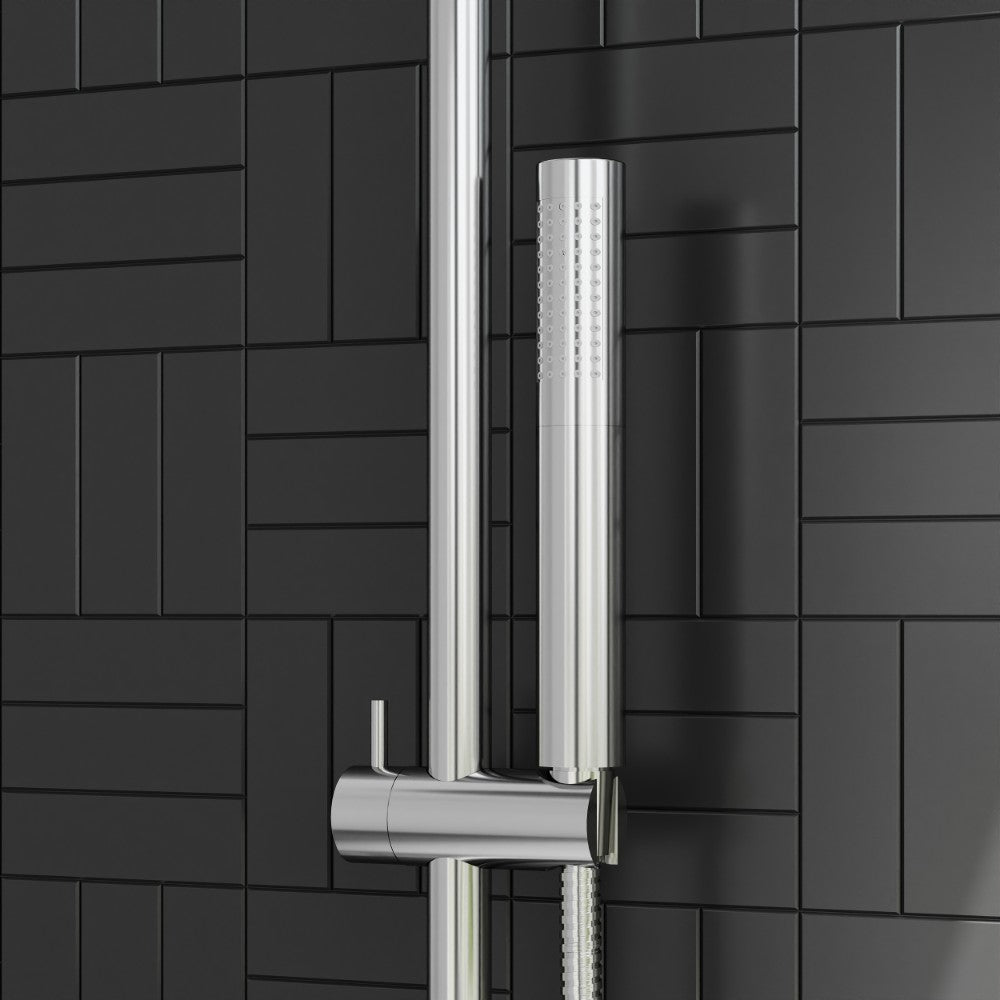 Scudo Core Chrome Round Valve with Riser Kit and Head lifestyle 4