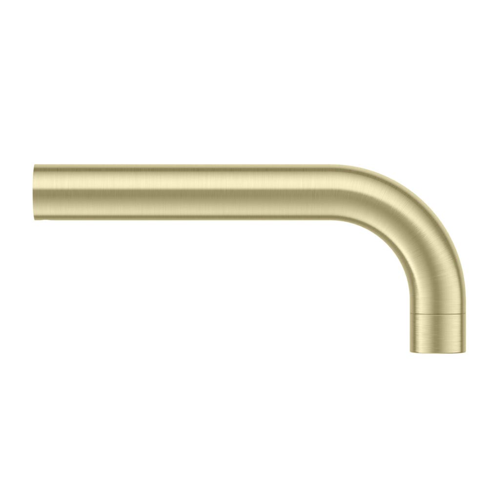 Scudo Core Cloakroom Brass Spout in Brushed Brass 140mm NU-052