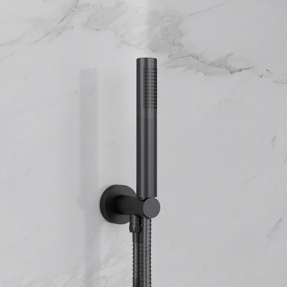Scudo Core Gunmetal Concealed Shower with Fixed Head and Handset lifestyle 2