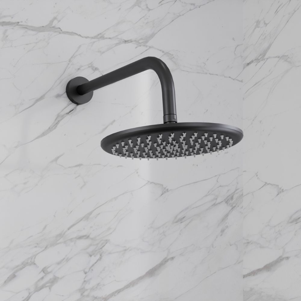 Scudo Core Gunmetal Concealed Shower with Fixed Head and Handset lifestyle 3