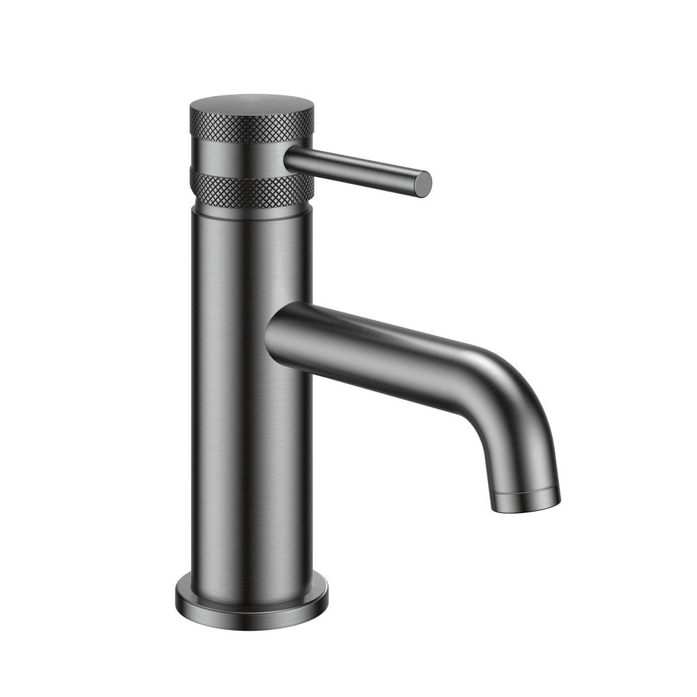 NU-031 Scudo Core Gunmetal Mono Basin Mixer (1)