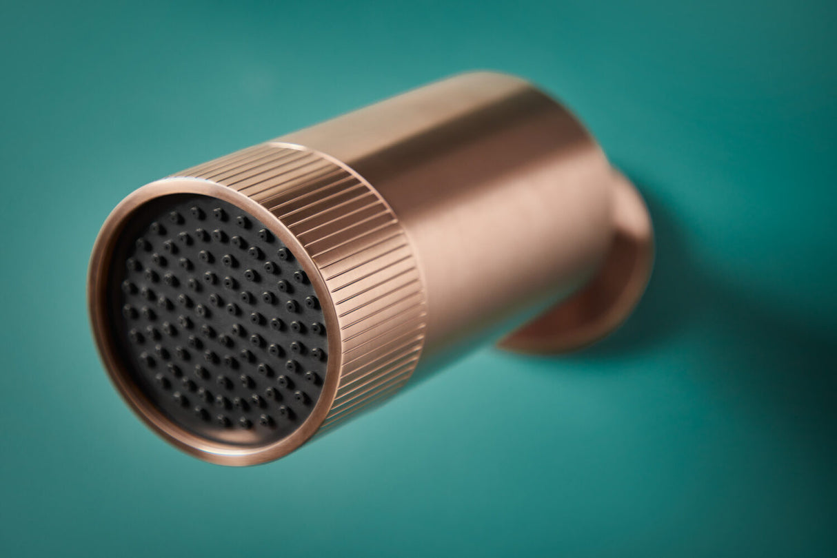 Scudo Core Spotlight Shower Head in Brushed Bronze 4