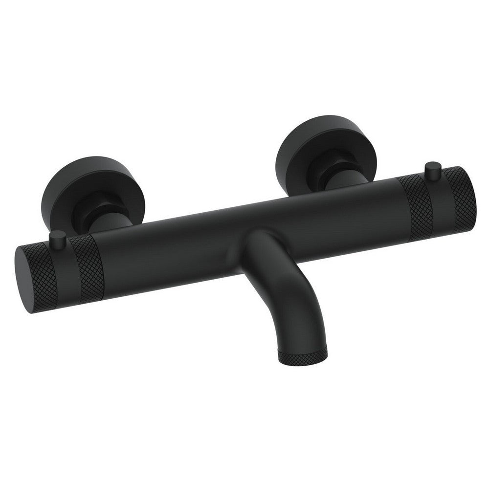 Scudo Core Wall Mounted Bath Filler in Black