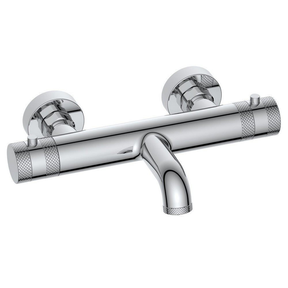 Scudo Core Wall Mounted Bath Filler in Chrome