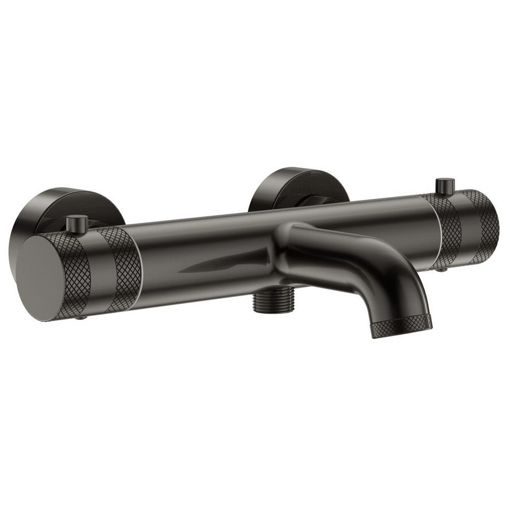 Scudo Core Wall Mounted Bath Filler in Gunmetal