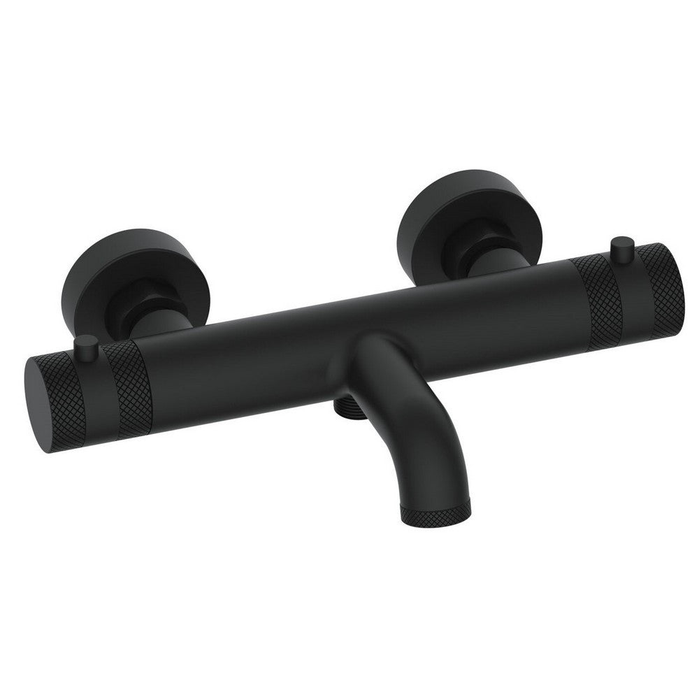 Scudo Core Wall Mounted Bath Shower Mixer in Black1