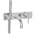 Scudo Core Wall Mounted Bath and Shower Mixer in Chrome new