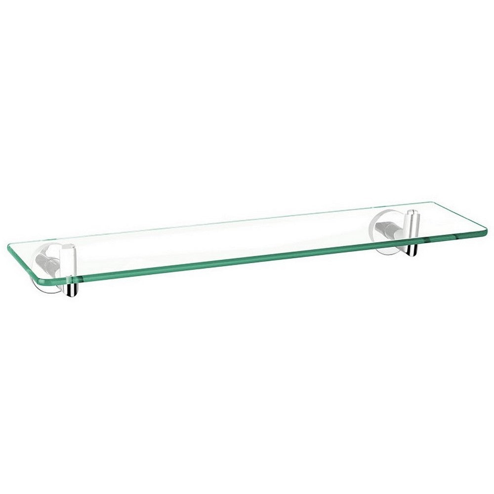 Scudo Delta 480mm Glass Shelf Chrome