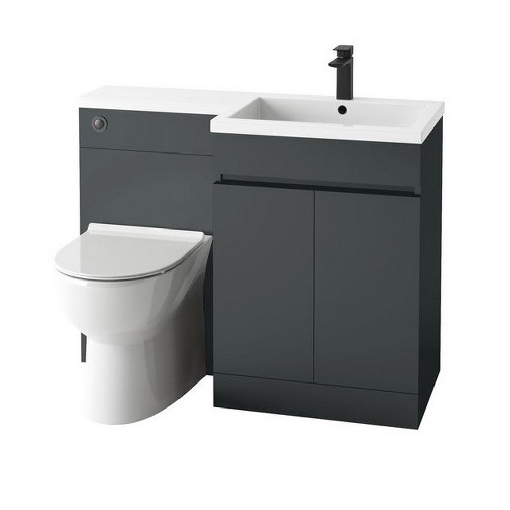 Scudo Empire 1100mm Matt Anthracite Right Handed Furniture Pack