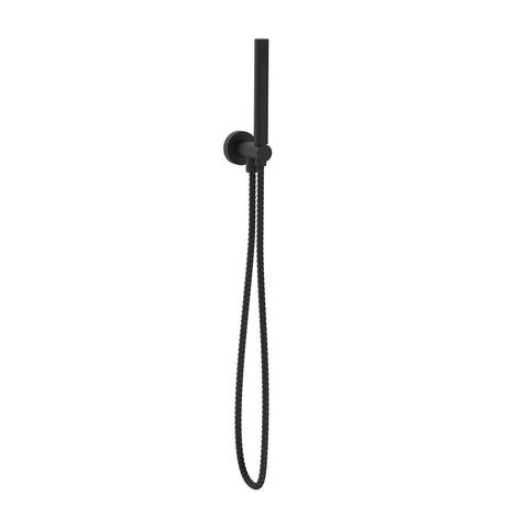 Scudo Handset with Outlet and Holder in Matt Black
