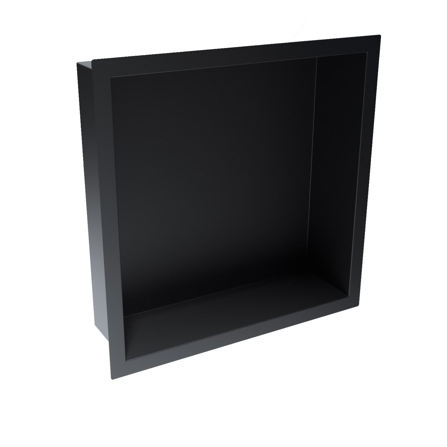 Scudo Inset Shower Niche 300 x 300mm Matt Black