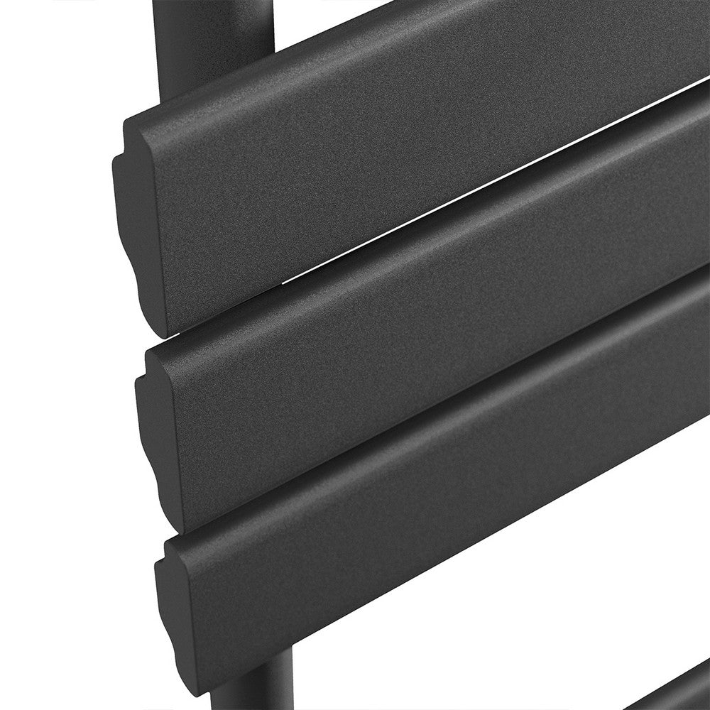 Scudo Life Black Towel Radiator Closeup