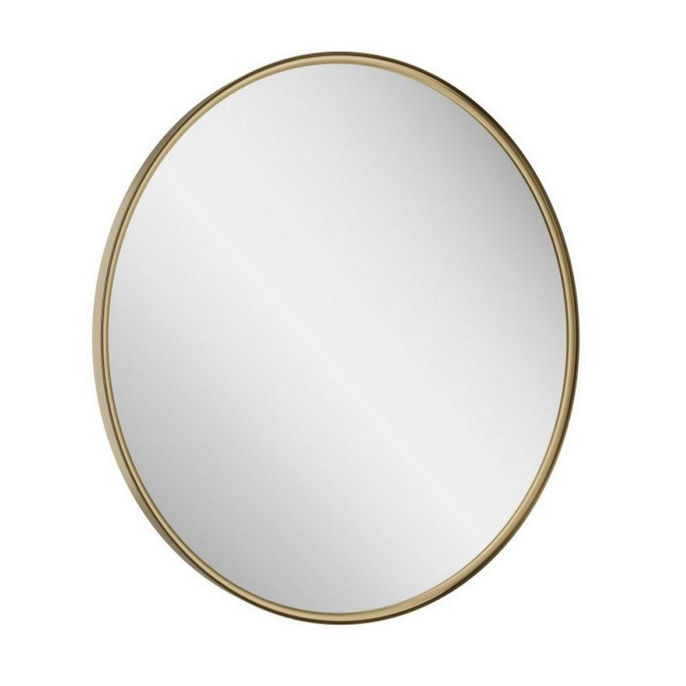 Scudo Macie Brushed Brass LED 600mm Mirror