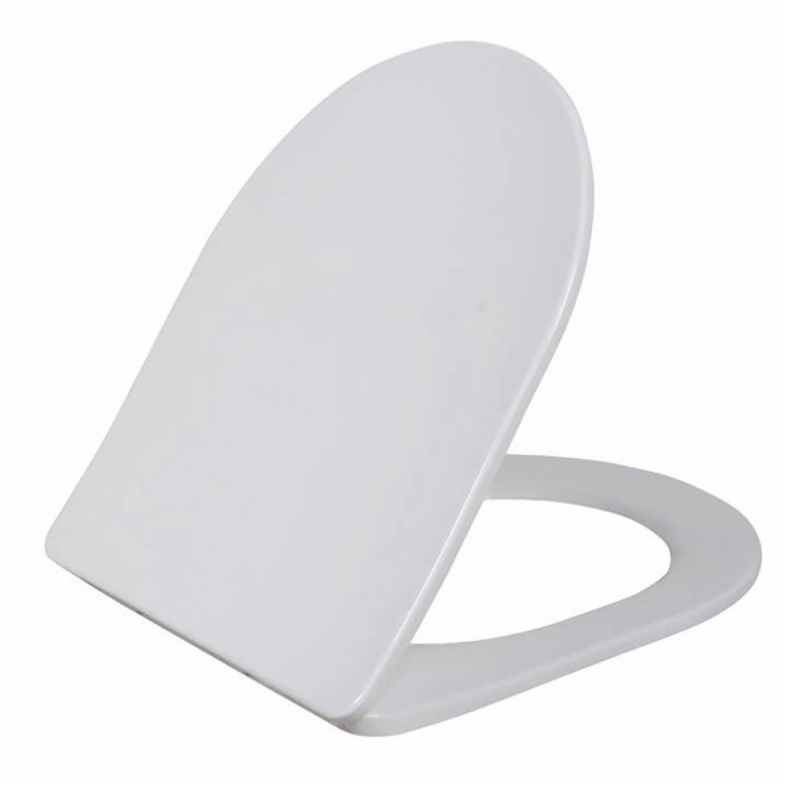 Scudo Middleton White Slim Heavy Weight Soft Close Seat