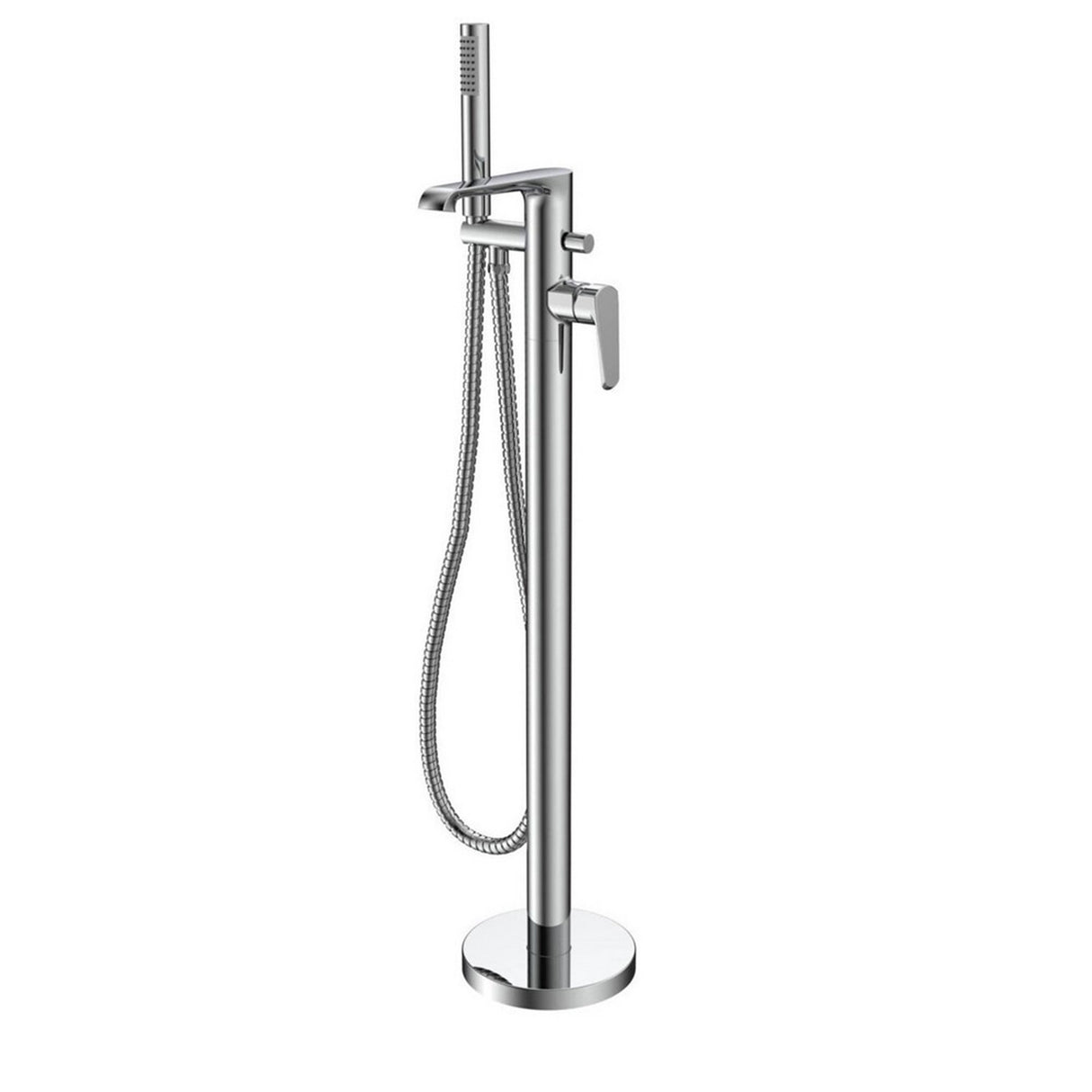 Scudo Montana Freestanding Bath Shower Mixer in Chrome