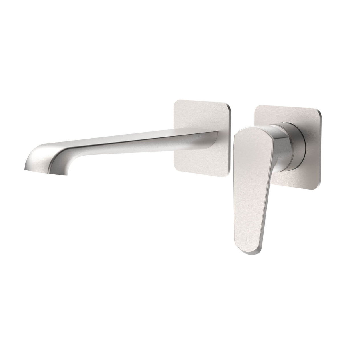 Scudo Montana Wall Mounted Basin Mixer in Brushed Nickel