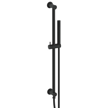 Scudo Riser Rail and Handset with Hose in Matt Black