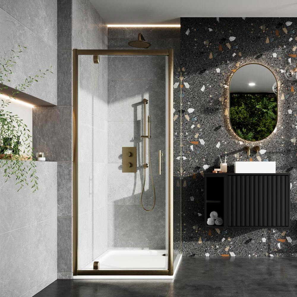 Scudo S6 Brushed Brass Side Panel