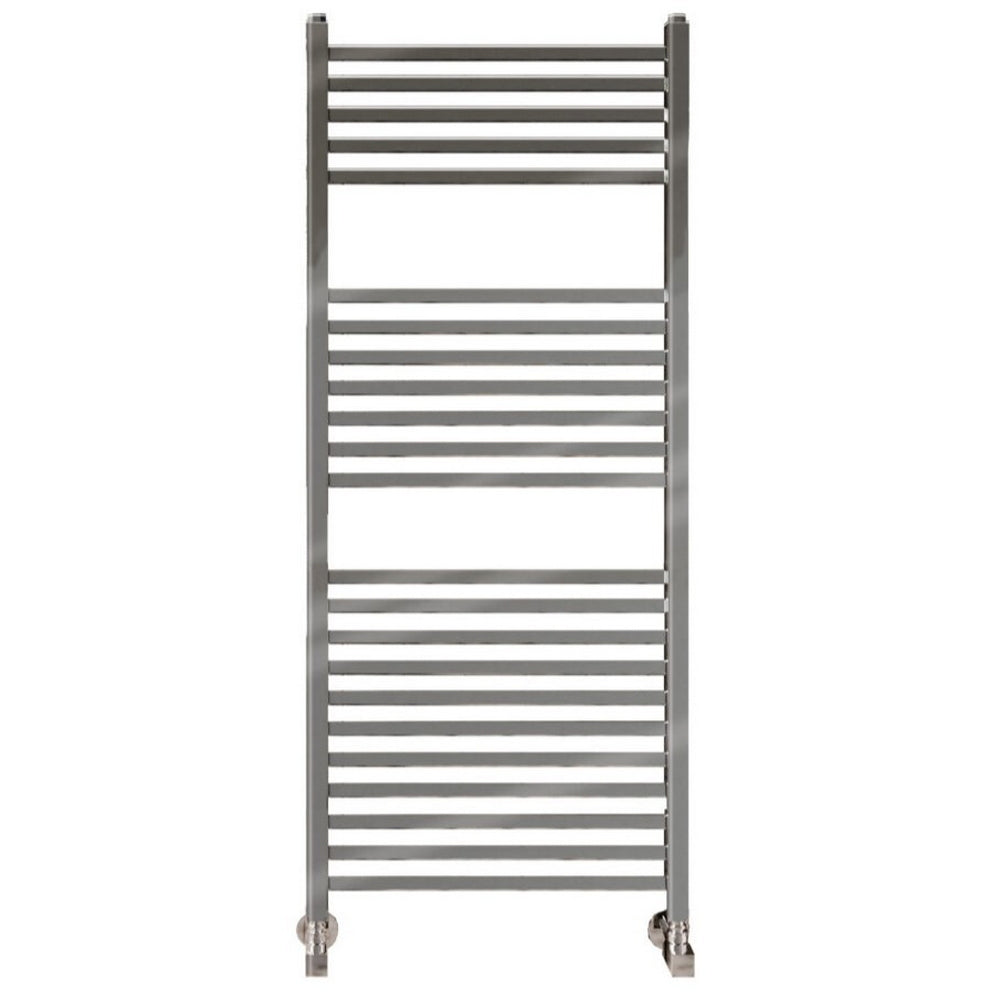 Scudo Simona 500mm Wide Chrome Designer Towel Radiator 1200mm