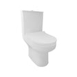 Scudo Spa Rimless Open Back Pan with Cistern and Soft Close D Shape Seat