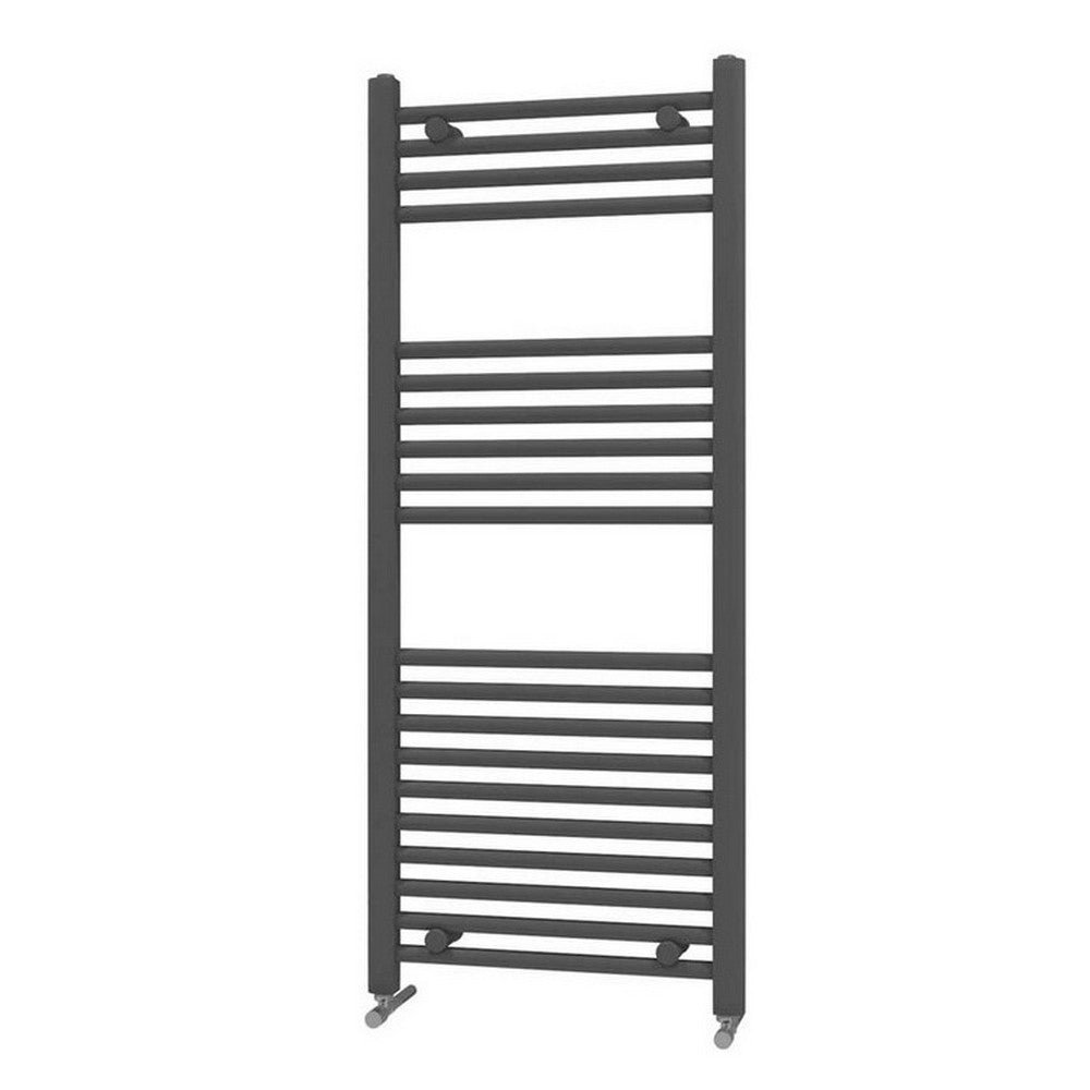 Scudo Strive 1200 x 400mm Carbon Anthracite Towel Radiator